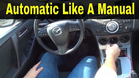 How To Drive An Automatic Like A Manual