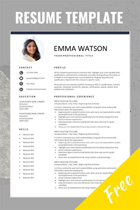 How To Edit A Resume Template In Word
