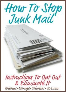 How To Eliminate Catalogs And Junk Mail