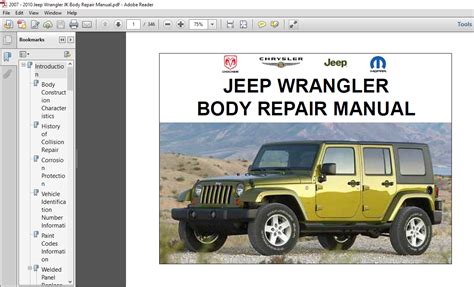How To Guide 2007 Jeep Wrangler Repair Manual