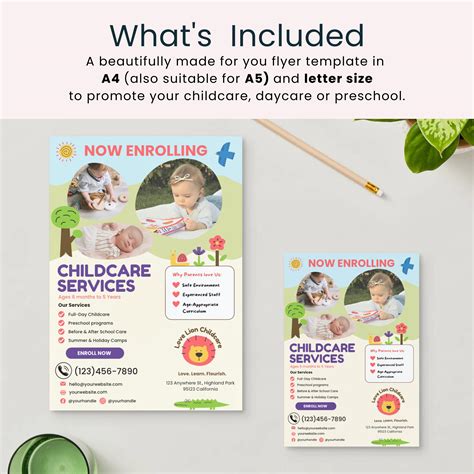 How To Make A Flyer About Your Child Template