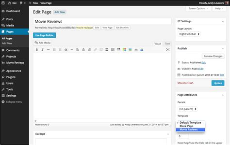 How To Modify A Wordpress Template