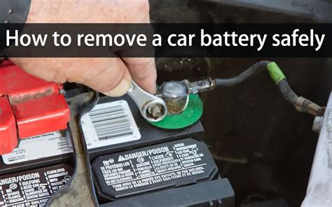 How To Remove A Car Battery