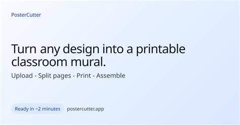 How To Turn A Picture Into A Collaborative Poster Template
