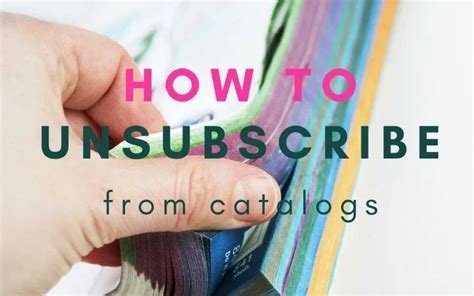 How To Unsubscribe From Print Catalogs 4imprint