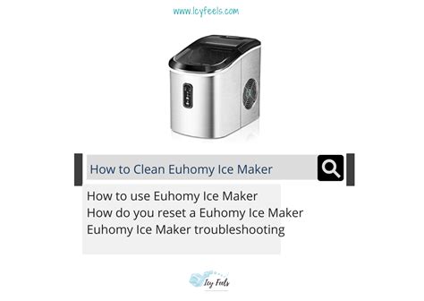 How to Clean Your Euhomy Ice Maker: A Step-by-Step Guide