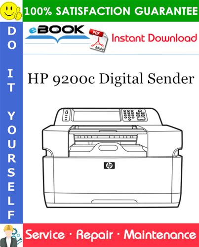 Hp 9200c Digital Sender Service Repair Manual Download