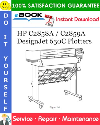 Hp C2858a And C2859a Design Jet 650c Plotter Service Manual