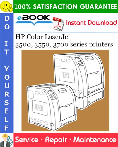 Hp Color Laserjet 3500 3550 3700 Series Printer Service Manual