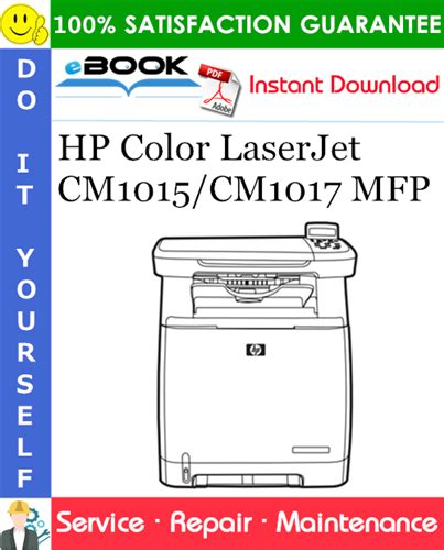 Hp Color Laserjet Cm1015 Cm1017 Mfp Service Repair Manual Download