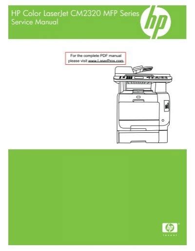 Hp Color Laserjet Cm2320 Mfp Series Service Manual