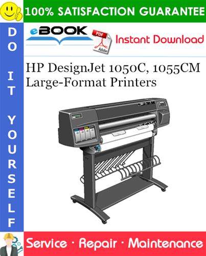 Hp Designjet 1050c 1055cm Large Format Printers Service Repair Manual