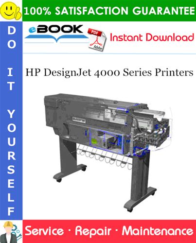 Hp Designjet 4000 Model Q1273a Designjet 4000ps Model Q1274a Printer Service Repair Manual