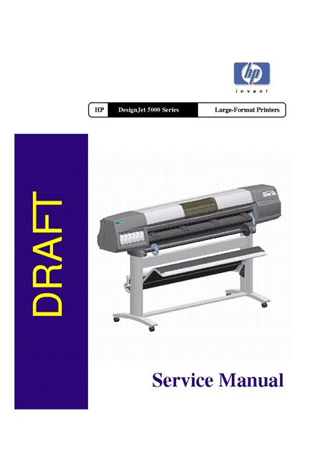 Hp Designjet 5000 Series Printers Service Parts Manual