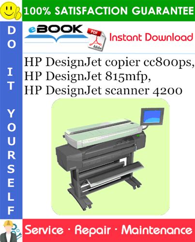 Hp Designjet Cc800 815mfp Scanner4200 Service Manual