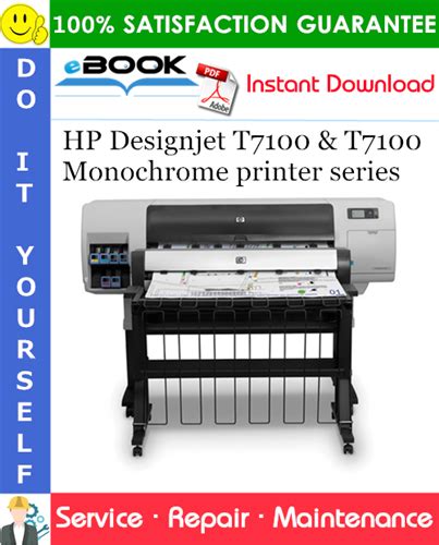 Hp Designjet T7100 And T7100 Monochrome Service Manual Parts List