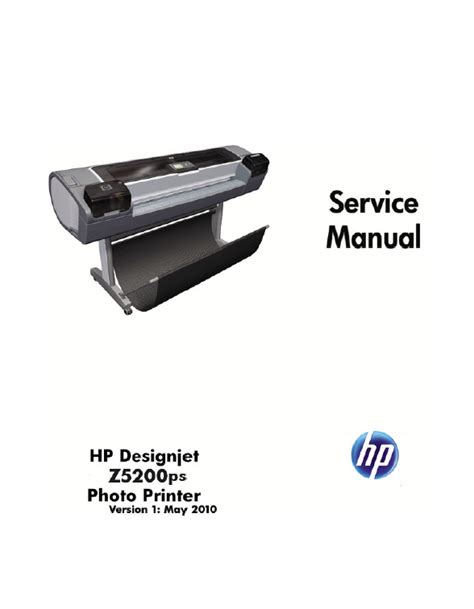 Hp Designjet Z5200ps Gp Photo Printer Service Repair Manual