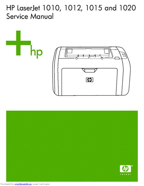 Hp Laserjet 1020 Service Manual Free Download