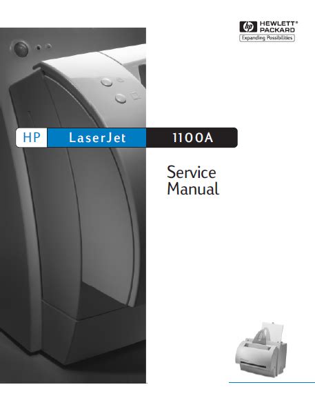 Hp Laserjet 1100 1100a Service Manual