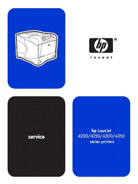 Hp Laserjet 4250 Service Manual Free Download