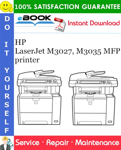 Hp Laserjet M3027 M3035 Mfp Service Repair Manual Download