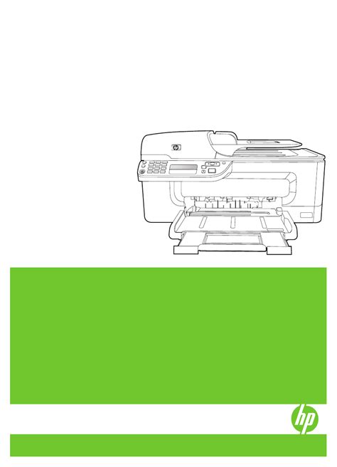 Hp Officejet J4680 All In One Printer Manual