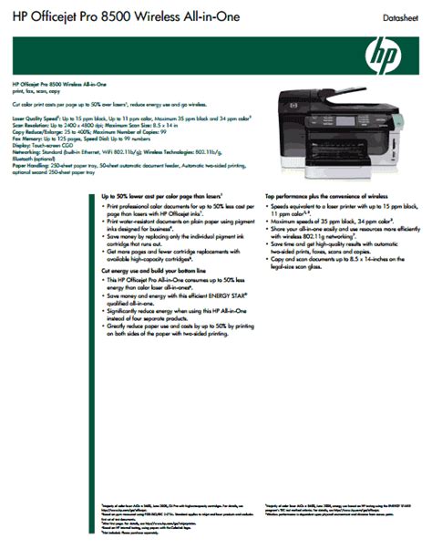 Hp Officejet Pro 8500 Premier Service Manual