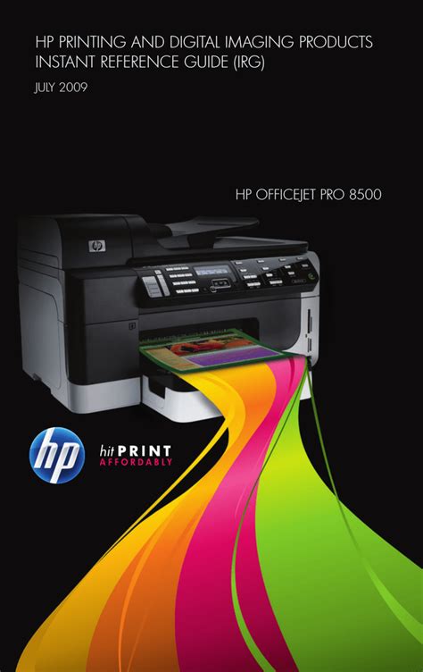 Hp Officejet Pro 8500a Plus User Manual