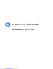 Hp Pavilion Dv5 Notebook Service And Repair Manual