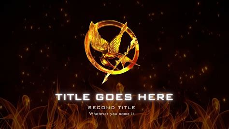Hunger Games Slides Template