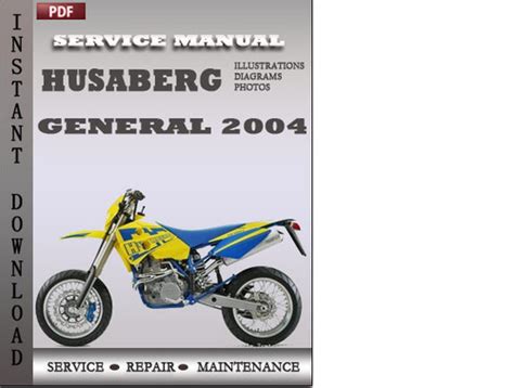 Husaberg 1999 Motorcycle General Repair Manual