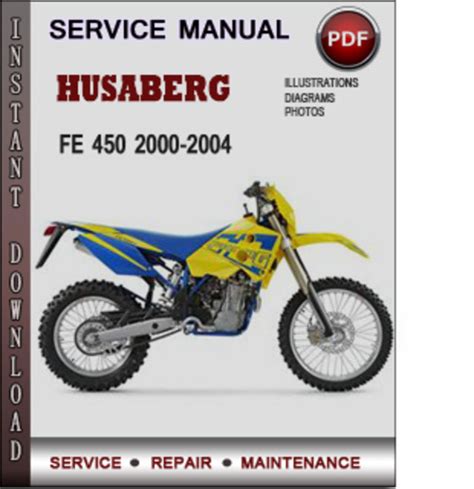 Husaberg Fe 450 2000 2004 Factory Service Repair Manual Pdf