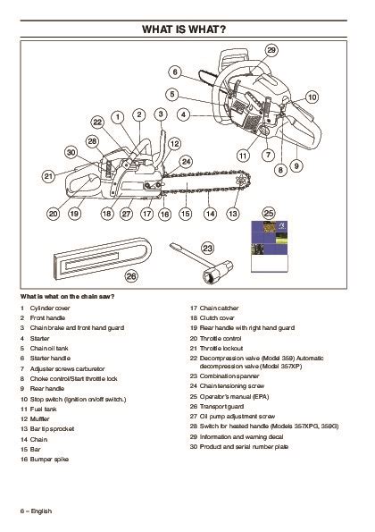 Husqvarna Chainsaw 357xp 359 Full Service Repair Manual