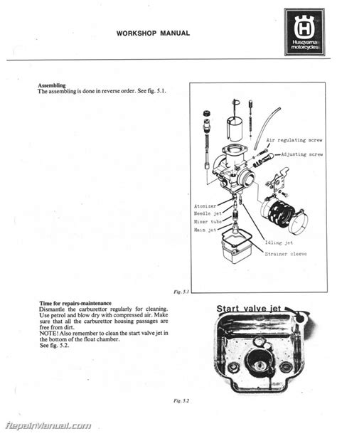 Husqvarna Motorcycle Cr 125 Wr 125 Service Repair Workshop Manual 2007