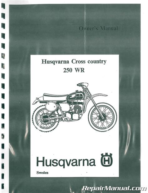 Husqvarna Motorcycle Wr 250 Full Service Repair Manual 2008