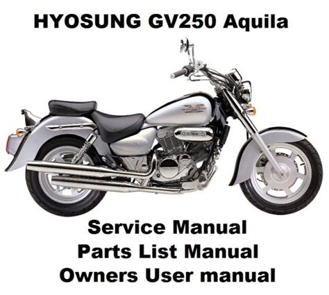 Hyosung Aquila 250 Gv250 Workshop Repair Manual