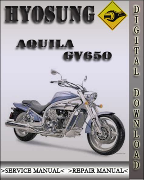 Hyosung Aquila 650 Gv650 Service Repair Manual 05 On