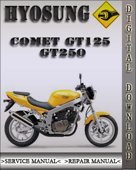 Hyosung Comet 125 Factory Service Repair Manual