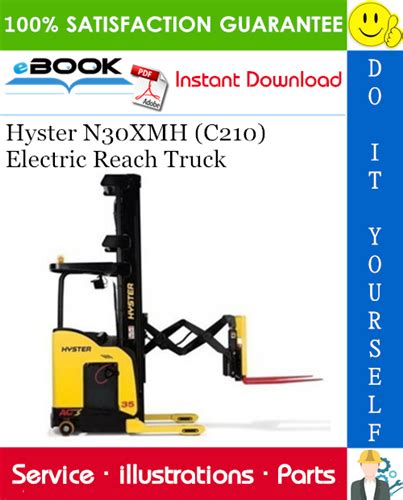 Hyster N30xmh C210 Electric Forklift Service Repair Manual Parts Manual Download