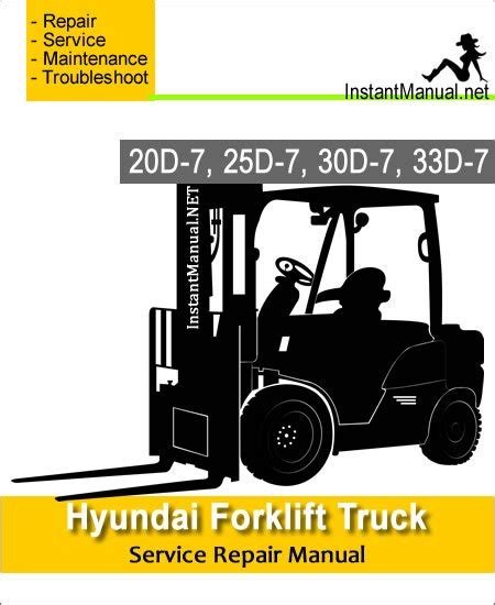 Hyundai 20d 7 25d 7 30d 7 33d 7 Forklift Truck Workshop Service Repair Manual Download