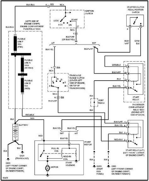 Hyundai Accent 1997 Wiring Diagram