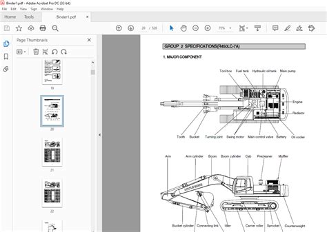 Hyundai Crawler Excavator R450lc 7a R500lc 7a Service Manual