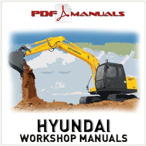 Hyundai Crawler Excavator Robex 55 7a R55 7a Service Manual