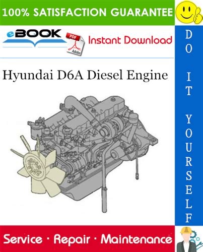 Hyundai D6a Diesel Engine Service Repair Manual Download