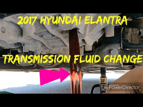 Hyundai Elantra Manual Transmission Fluid Change