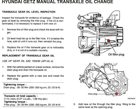 Hyundai Getz Manual Transmission Oil
