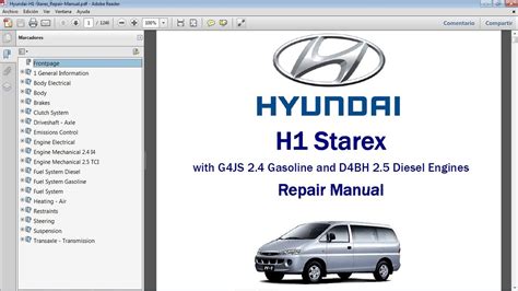 Hyundai H1 Service Repair Workshop Manual 2001 2007