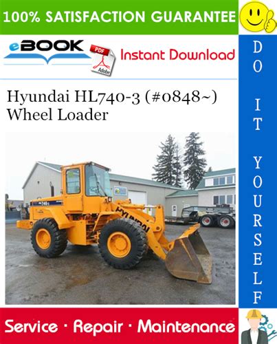 Hyundai Hl740 3 0848 Wheel Loader Service Repair Workshop Manual Download