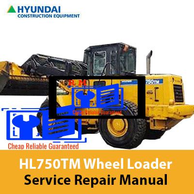 Hyundai Hl750tm 3 Wheel Loader Service Repair Workshop Manual Download