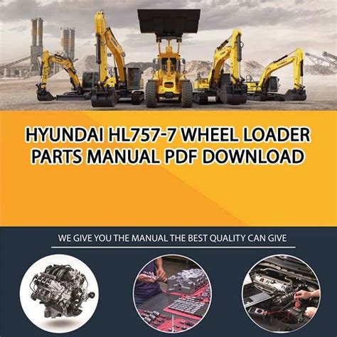 Hyundai Hl757 7 Wheel Loader Service Repair Manual Download